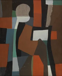 Composição, c.1955 (óleo sobre tela)
