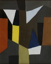 Composição, c.1955 (óleo sobre tela)