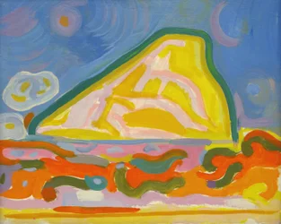 Mt Ste Victoire, c.1944 (óleo sobre tela)
