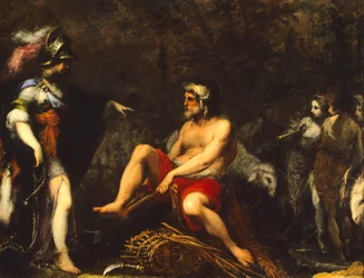 Erminia entre os pastores