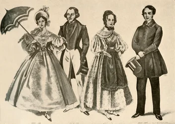 Vestuário de 1824-1835, 1907, 1937