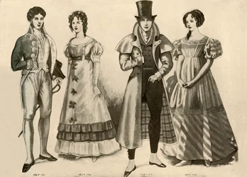 Vestuário de 1824-1835, 1907, 1937