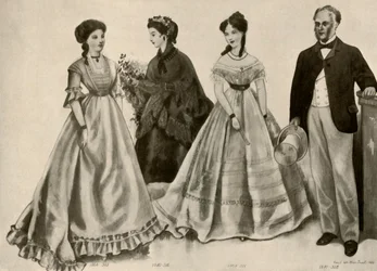 Vestuário de 1860-1870, 1907, 1937