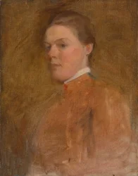 Auto-retrato de Cecilia Beaux, c. 1889-1894.