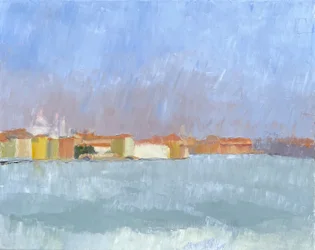 Mais além, 2025 (óleo sobre tela)
