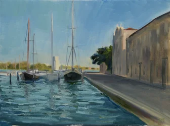 Marina, San Giorgio Maggiore, Veneza 1 (óleo sobre tela)