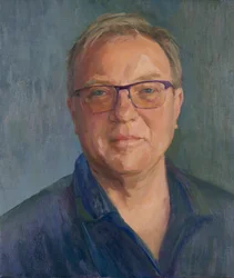 Piers Russell-Cobb 2019 (óleo sobre tela),