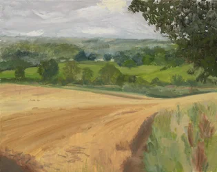 Chuva em Charlbury (óleo sobre tela)