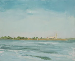 Torcello de Burano, Veneza (óleo sobre tela)
