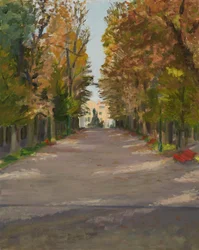 Viale Giuseppe Garibaldi, Veneza, 2 (óleo sobre tela)
