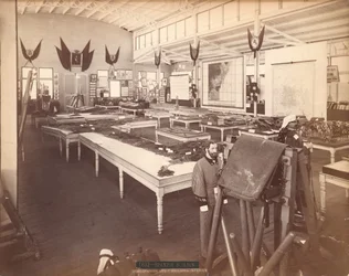 Interior do Edifício do Governo Espanhol, na Secção Espanhola da Exposição do Centenário