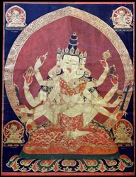 Guhyasamaja Akshobhyavajra Tanaka, século VIII.