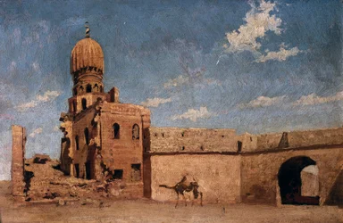 Impressões do Cairo (óleo sobre painel)