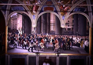 O Funeral do Rei Victor Emmanuel II (1820-78) (fresco)