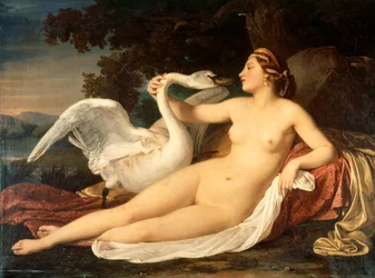 Leda e Swan, de Cesare Mussini (1804-1879)