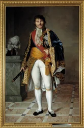 Portrait en pied du Marechal Francois Joseph Lefebvre (1755-1820) Duque de Dantzig, Marechal d