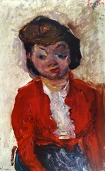 Mulher inglesa 1922, de Chaïm Soutine (1893 1943).