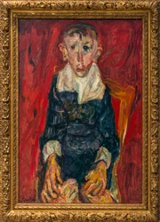 O idiota - Pintura de Chaim Soutine (1893-1943)