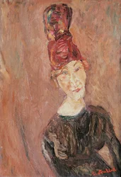 Mulher com um chapéu de 1926