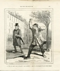 Ilustração de Cham (1819-1879) em Le Charivari
