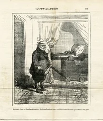 Ilustração de Cham (1819-1879) em Le Charivari