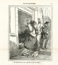 Ilustração de Cham (1819-1879) em O Charivari