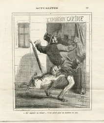 Ilustração de Cham (1819-1879) em O Charivari