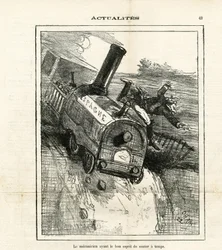 Ilustração de Cham (1819-1879) em O Charivari