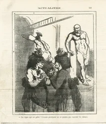Ilustração de Cham (1819-1879) em O Charivari