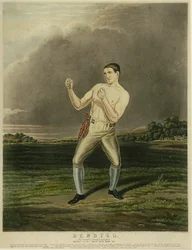 Bendigo (aquatint)