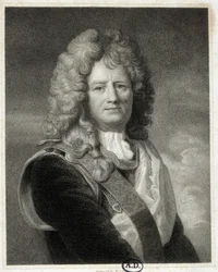 Retrato de Vauban - uma pintura de Le Brun