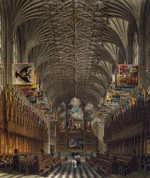 Coro da Capela de São Jorge no Castelo de Windsor