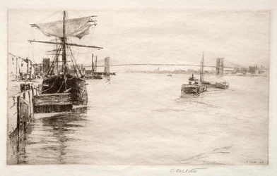 Ponte de Brooklyn, 1888.