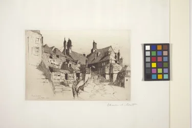 Centeio, Sussex (gravura em papel)