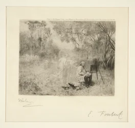 Pintura Corot: Depois de Foubert
