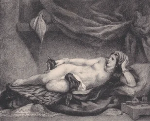 A Odalisca, 1852.