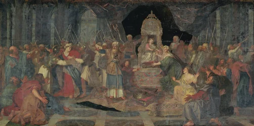 Atalia perseguida do templo, 1710