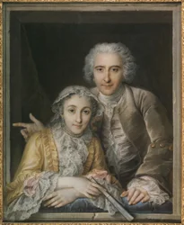 Retrato de Philippe Coypel e da sua mulher