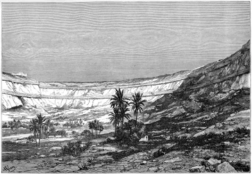 O Cirque de Kasr-el-Jebel, Síria, c1890