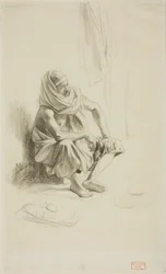 Árabe sentado