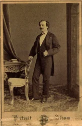 Marius Petipa, bailarino e coreógrafo russo, c1855