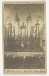 337 Grande Órgão, no Music Hall, Boston, Massachusetts