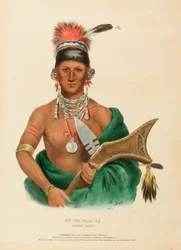 AP-PA-NOO-SE. SAUKIE CHIEF, de History of the Indian Tribes of North America
