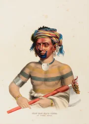 SHAU-HAU-NAPO-TINTA. UM CHEFE IOWAY.