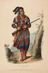 TUKO-SEE-MATHLA. A SEMINOLE CHIEF, do History of the Indian Tribes of North America