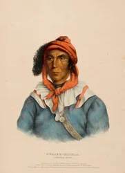 TULCEE-MATHLA. A SEMINOLE CHIEF, de History of the Indian Tribesof North America