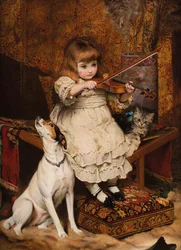 O pequeno violinista, 1887