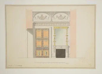 Projeto da Biblioteca do Gabinete, início dos anos 1780