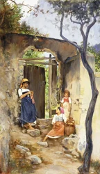 A porta do jardim, 1906-1907