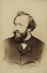 Retrato de Adolphe Sax 1814-1894, ca 1860.